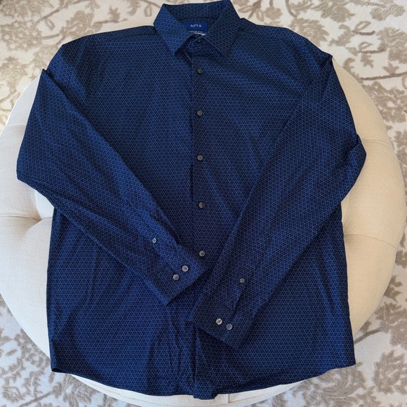 Apt. 9 Other - Apt. 9‎ Men's Navy Dress Shirt size Large
